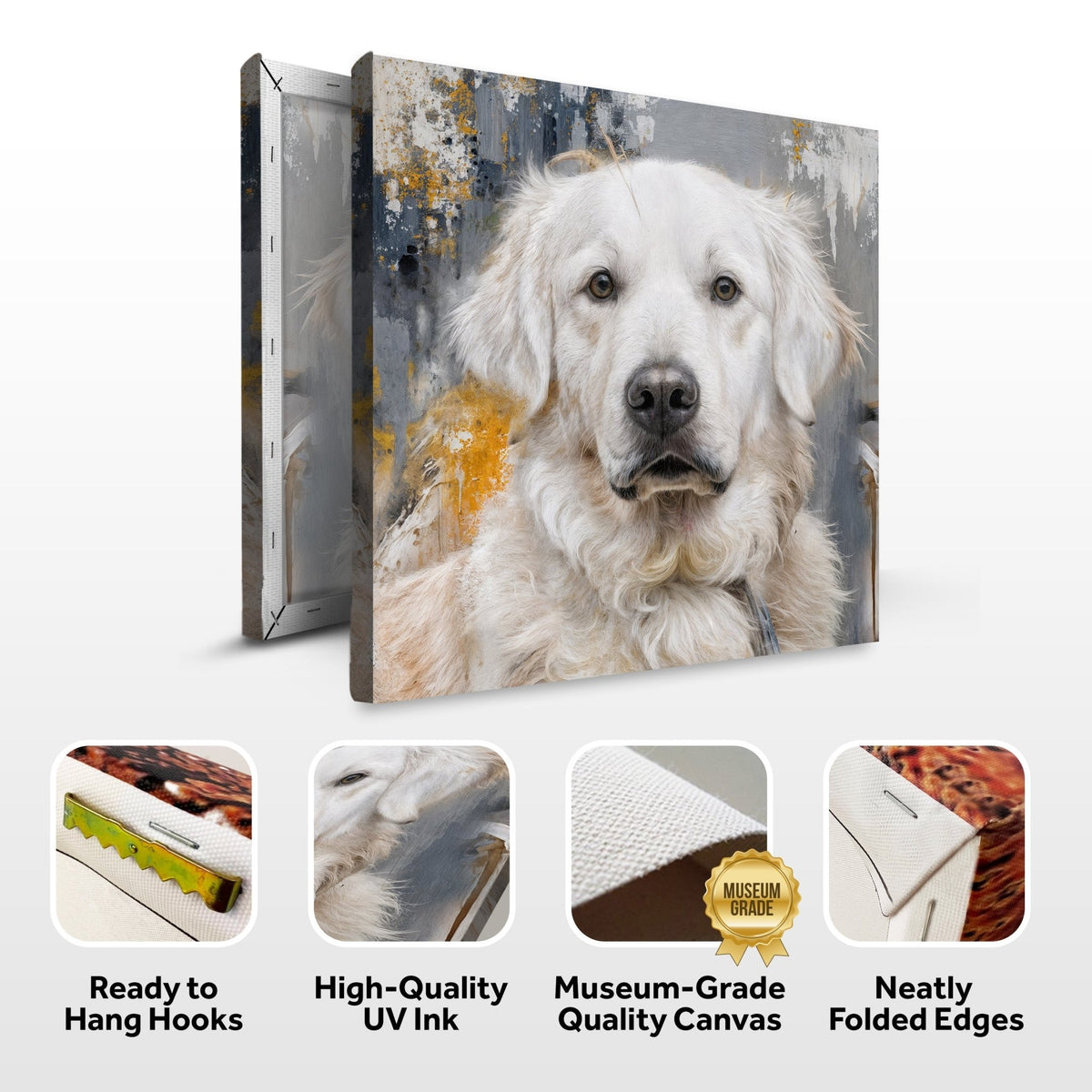 Customized Pet Portrait Abstract Wall Art - SNOODBANGER customs
