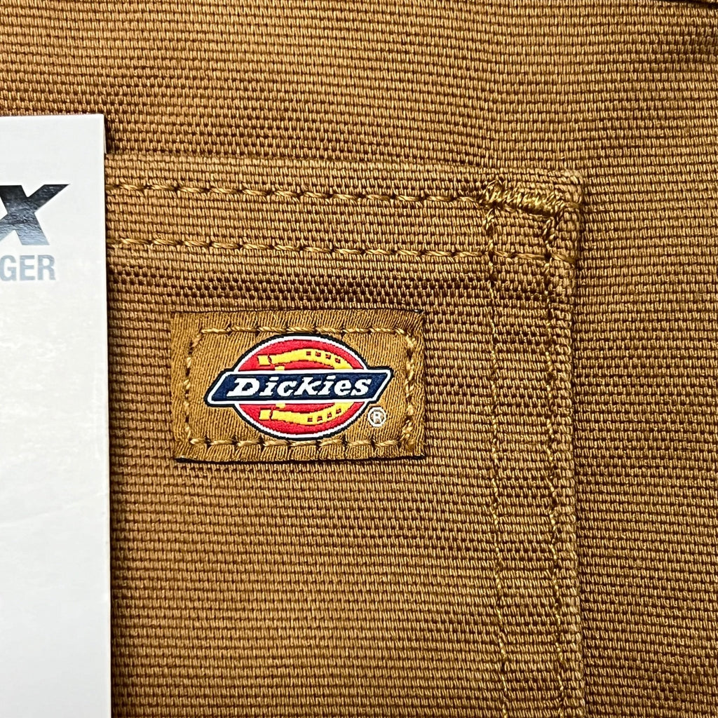 DICKIES Flex Regular Fit Double Knee Pant Men's Sz 38X34 Stonewashed Brown Duck - SNOODBANGER customs
