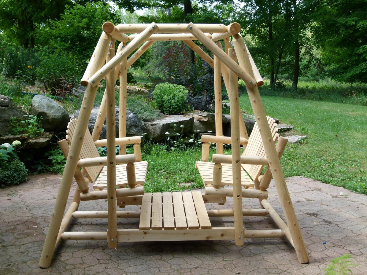 Double Benches Swing for Patio - SNOODBANGER customs