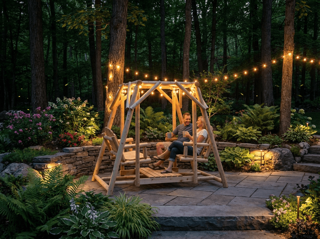Double Benches Swing for Patio - SNOODBANGER customs
