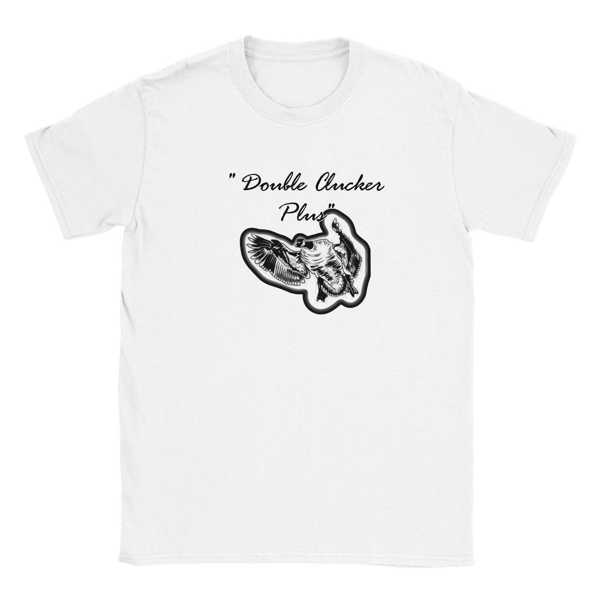 Double Clucker and Goose Call Graphic T-Shirt - Premium Quality Tee - SNOODBANGER customs