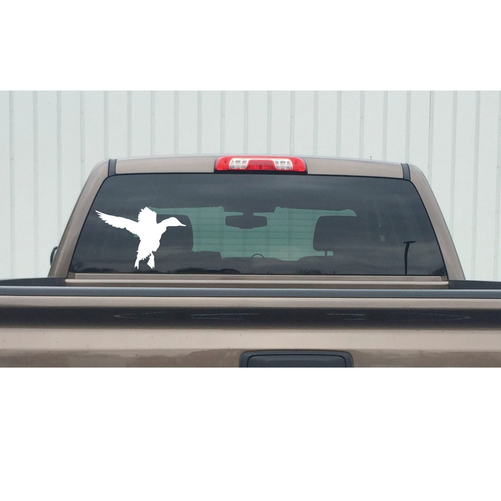 Duck Landing Window Decal -Duck Landing Window Sticker - 7626 - SNOODBANGER customs