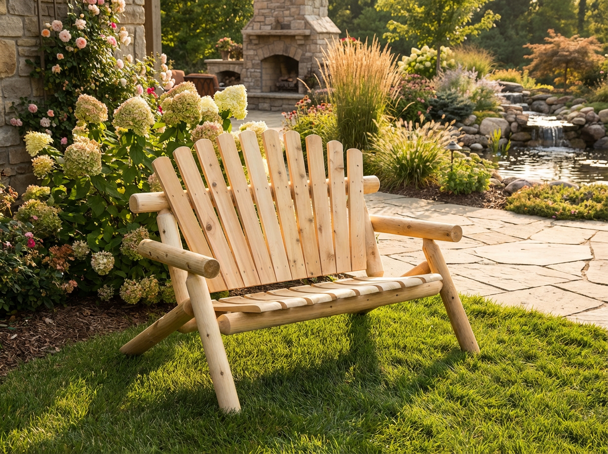 Durable Outdoor Wooden Bench - SNOODBANGER customs