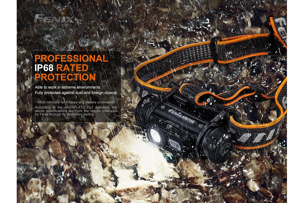 Fenix HM70R Rechargeable LED Headlamp - 1600 Lumens - SNOODBANGER customs