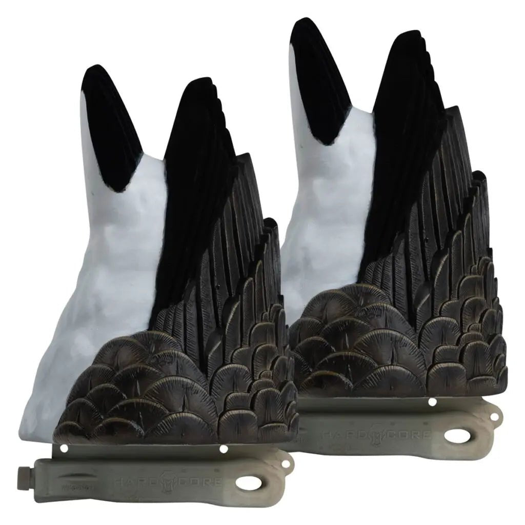Field Series Canada Goose Feeder Butt Decoys – Flocked 2 Pack - SNOODBANGER customs