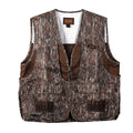 Gamehide Camo Front Loading Upland Dove Hunting Vest With Camo Back (Mossy Oak New Bottomland 4X-Large) - SNOODBANGER customs