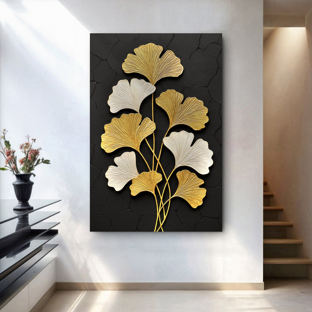 Golden Ginkgo Wall Art - SNOODBANGER customs