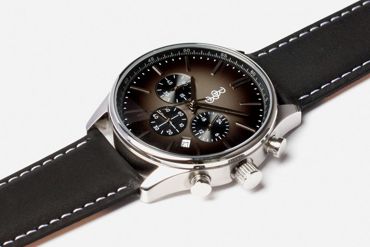 Gray Retro Chronograph - SNOODBANGER customs