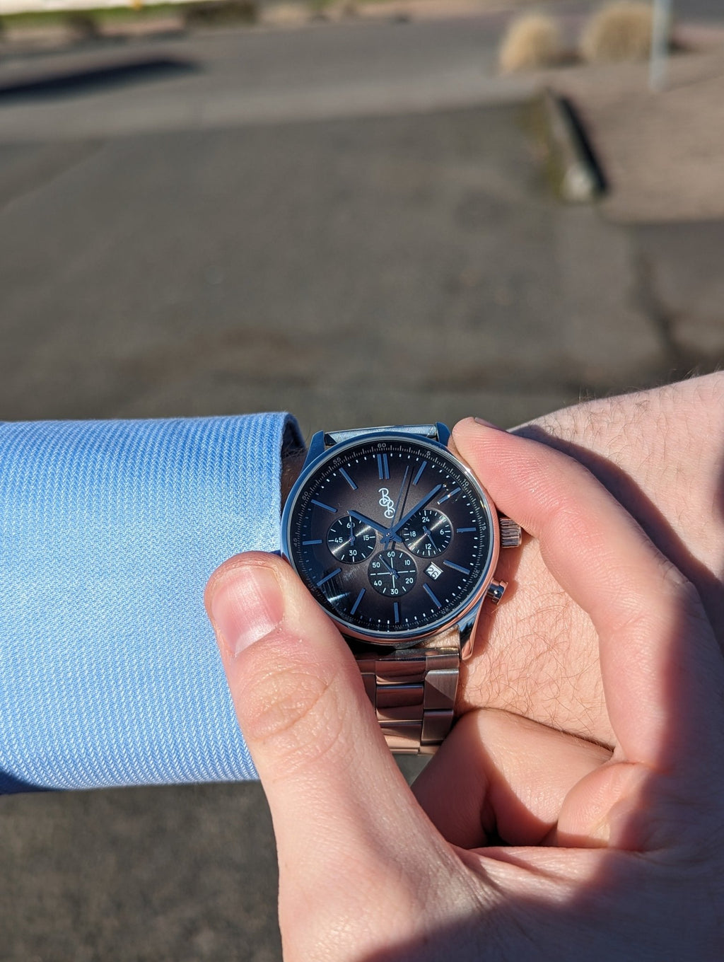 Gray Retro Chronograph - SNOODBANGER customs