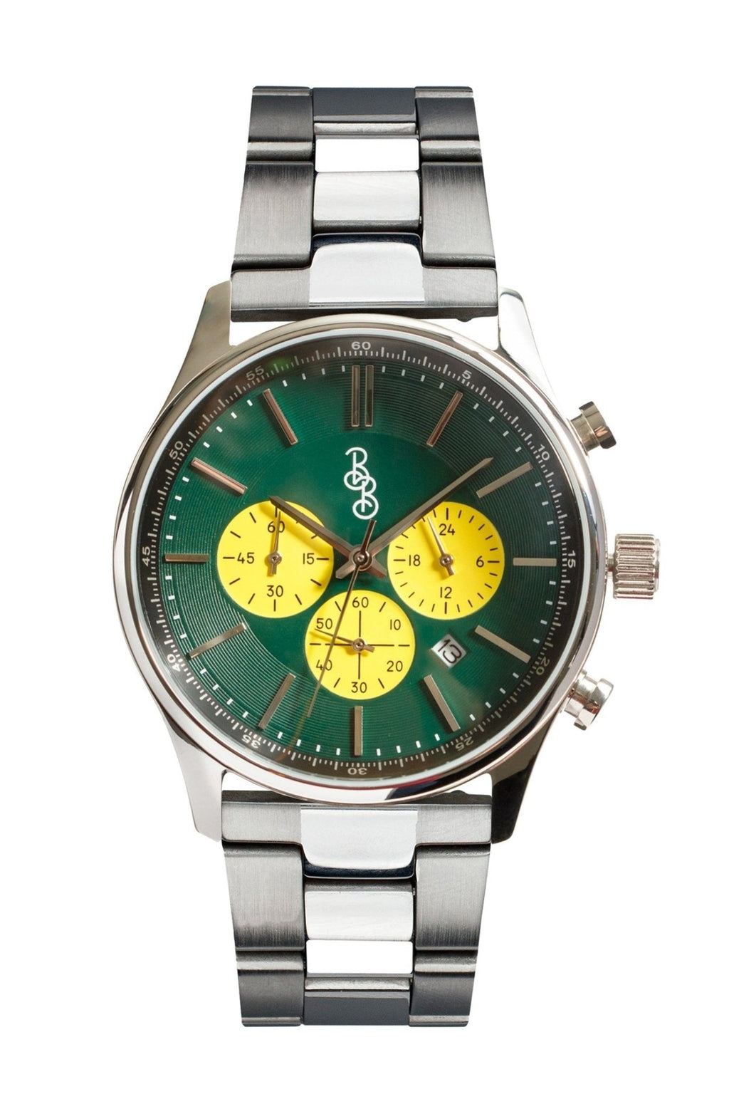 Green and Yellow Chronograph - SNOODBANGER customs