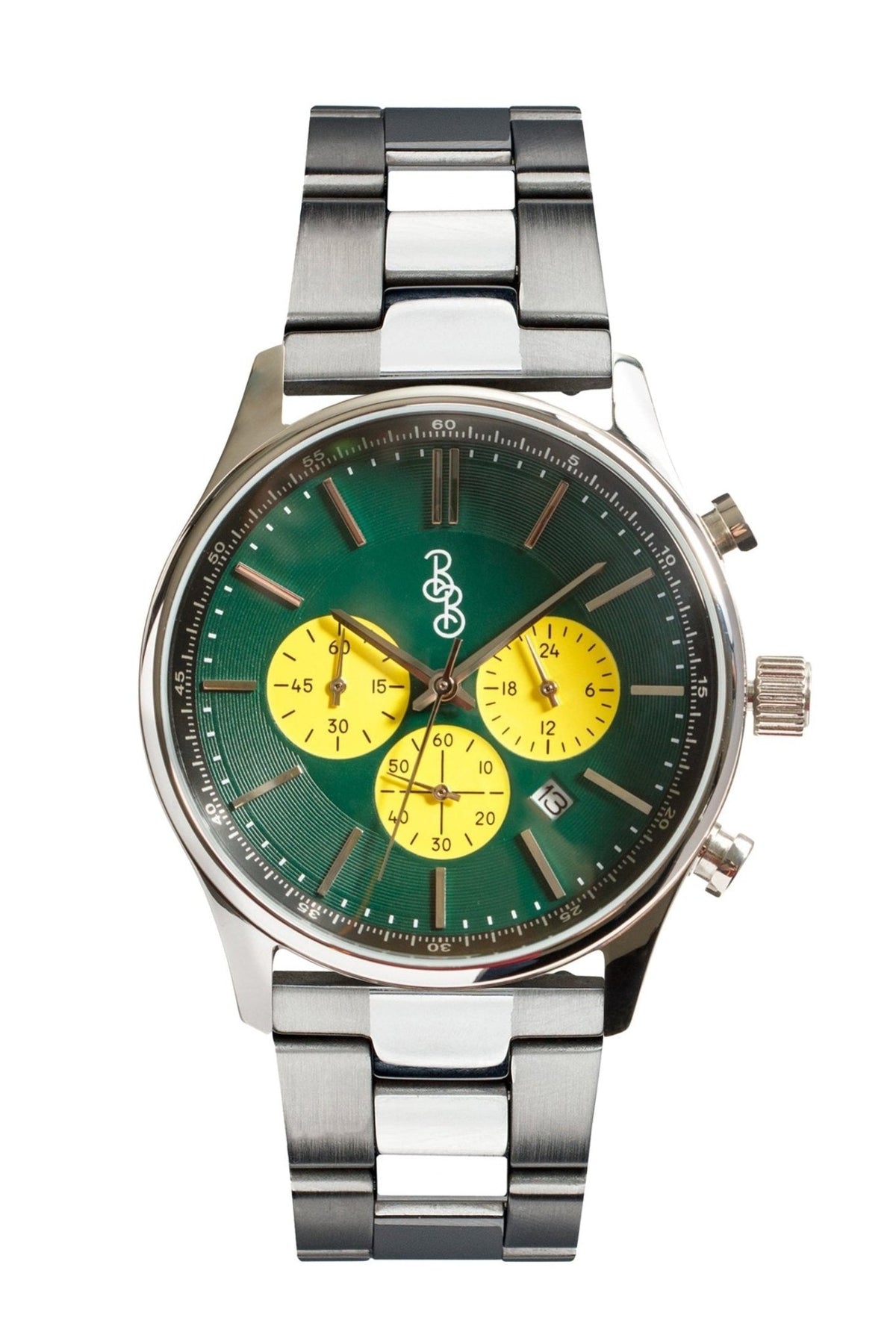 Green and Yellow Chronograph - SNOODBANGER customs