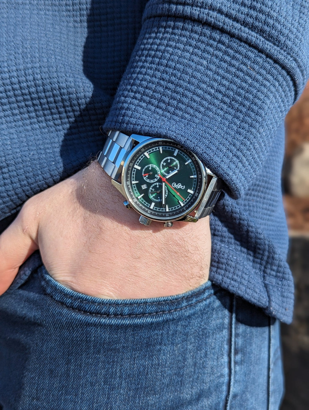 Green Sport Chronograph - SNOODBANGER customs