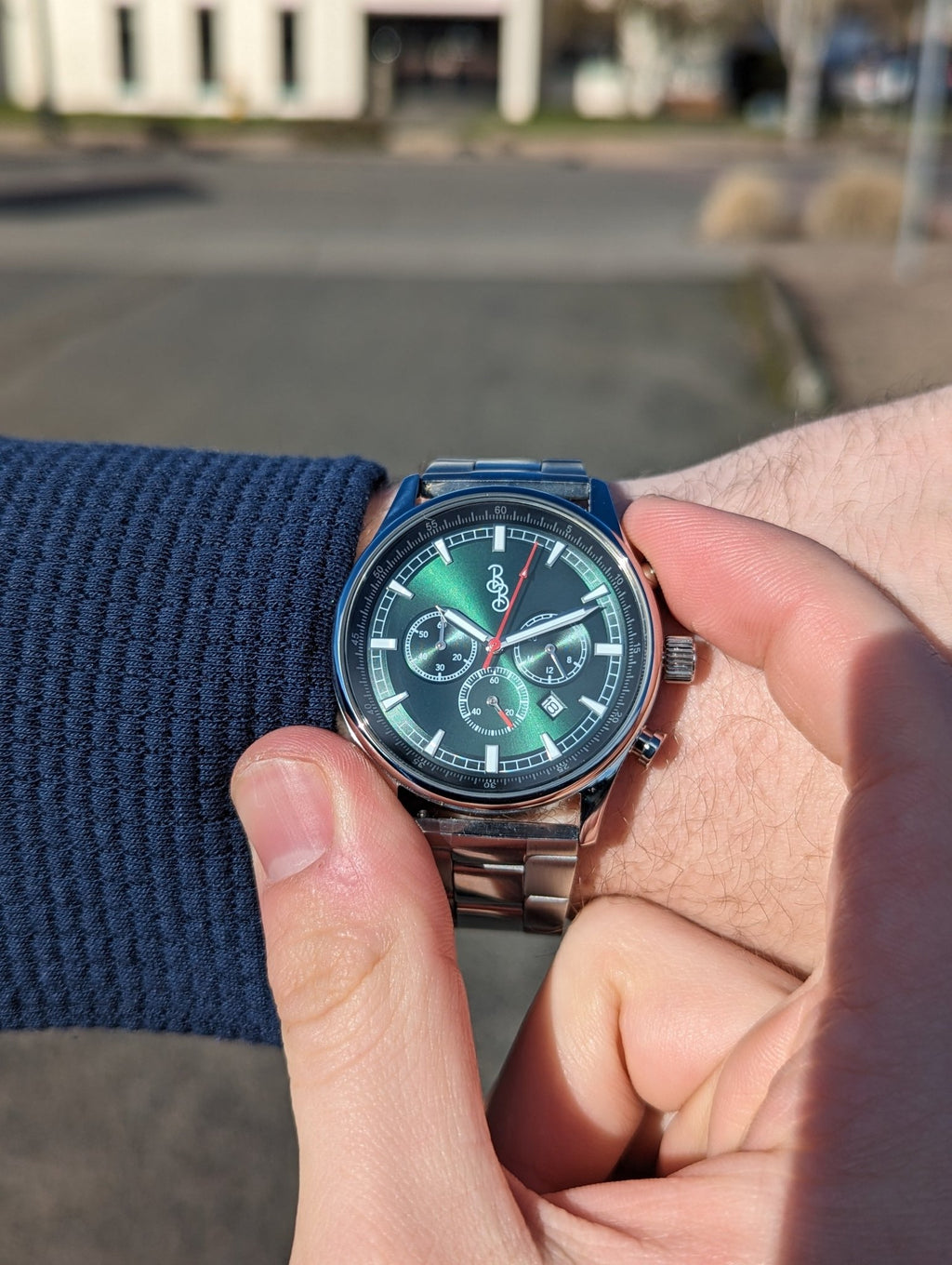 Green Sport Chronograph - SNOODBANGER customs