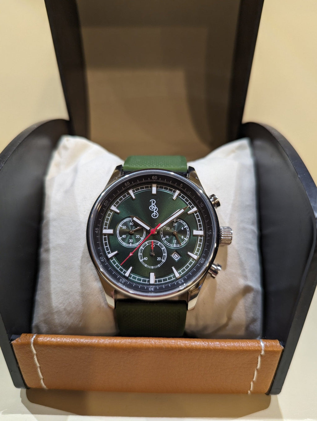 Green Sport Chronograph - SNOODBANGER customs