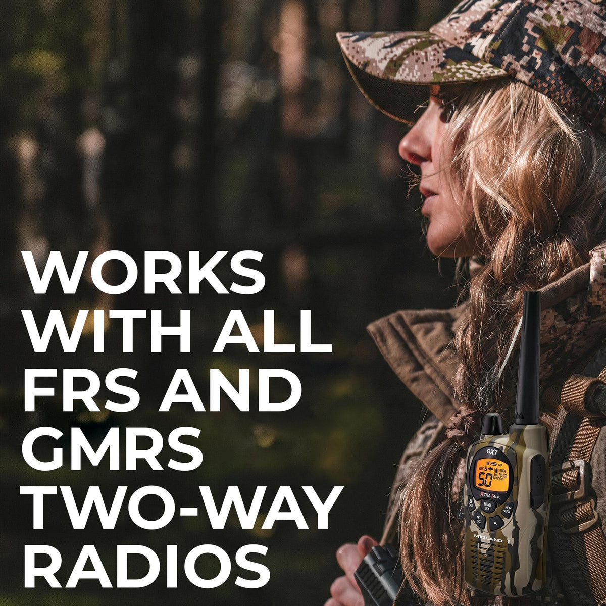 GXT1050 GMRS Walkie Talkie Camo 2-Pack - GXT1050VP4 - SNOODBANGER customs