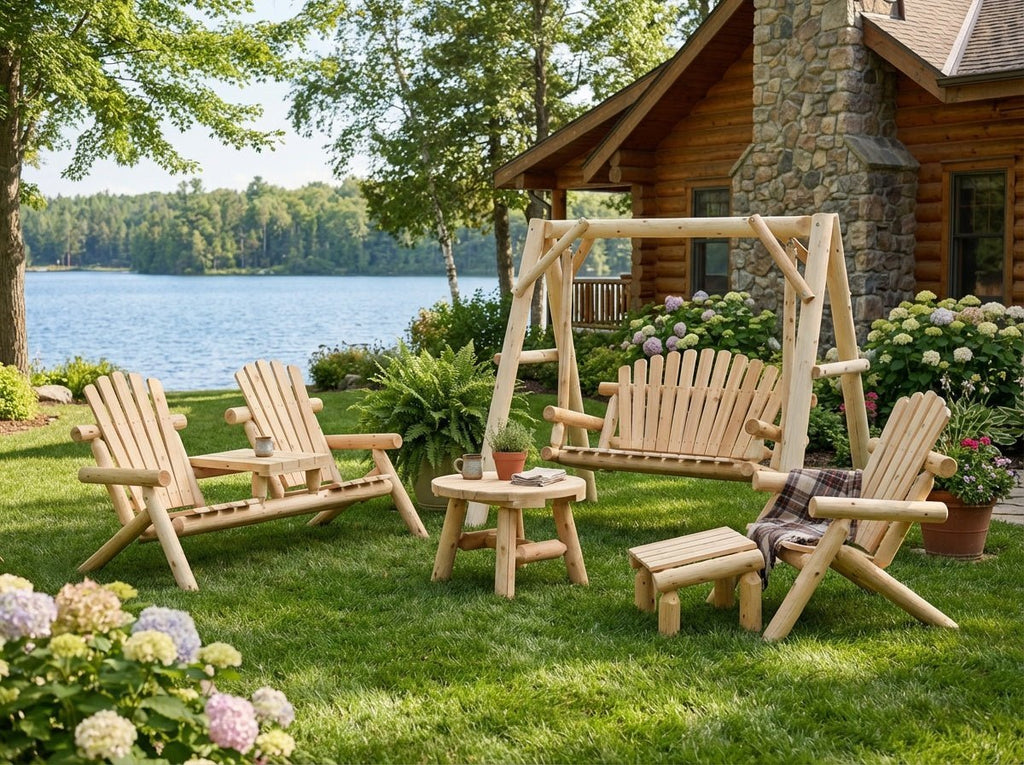 Handcrafted Patio Wooden Swing - SNOODBANGER customs