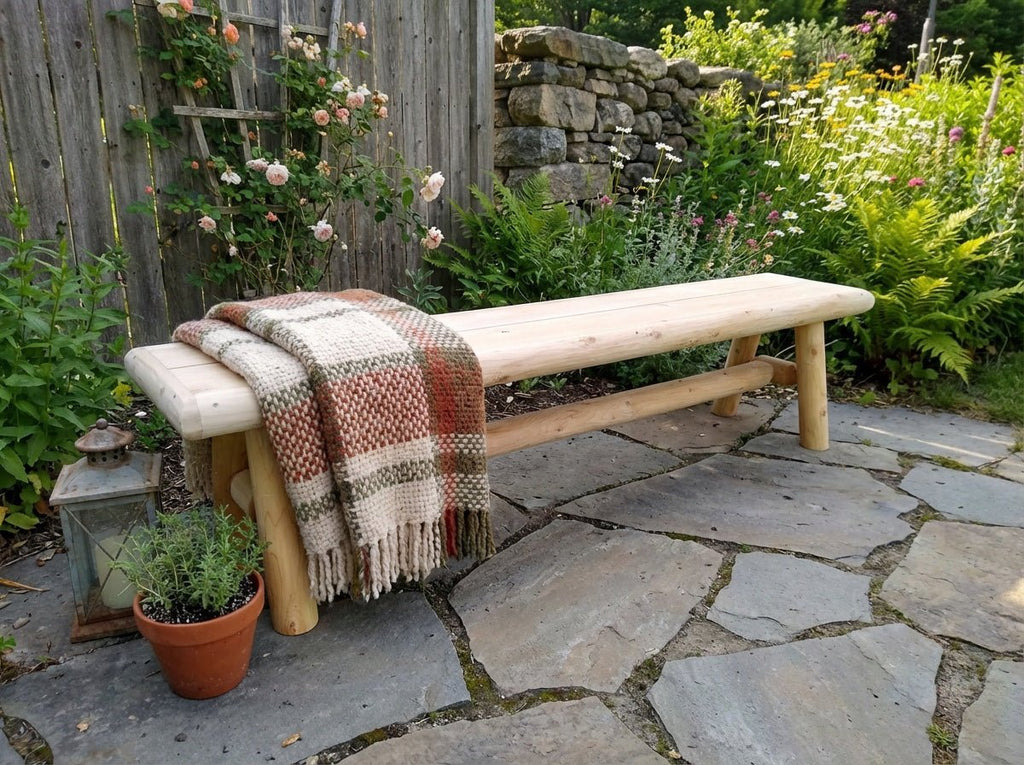 Handmade Solid Wooden Bench - SNOODBANGER customs