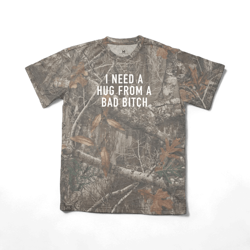 I Need a Hug from a Bad Bitch T-Shirt - SNOODBANGER customs