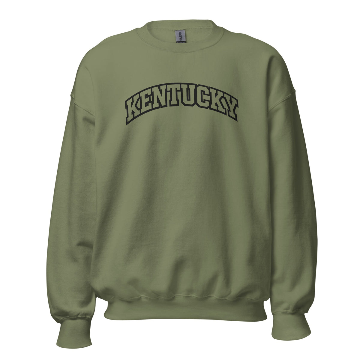 Kentucky Arched Sweatshirt | Thick Outline Block Letter Design | Basic - SNOODBANGER customs