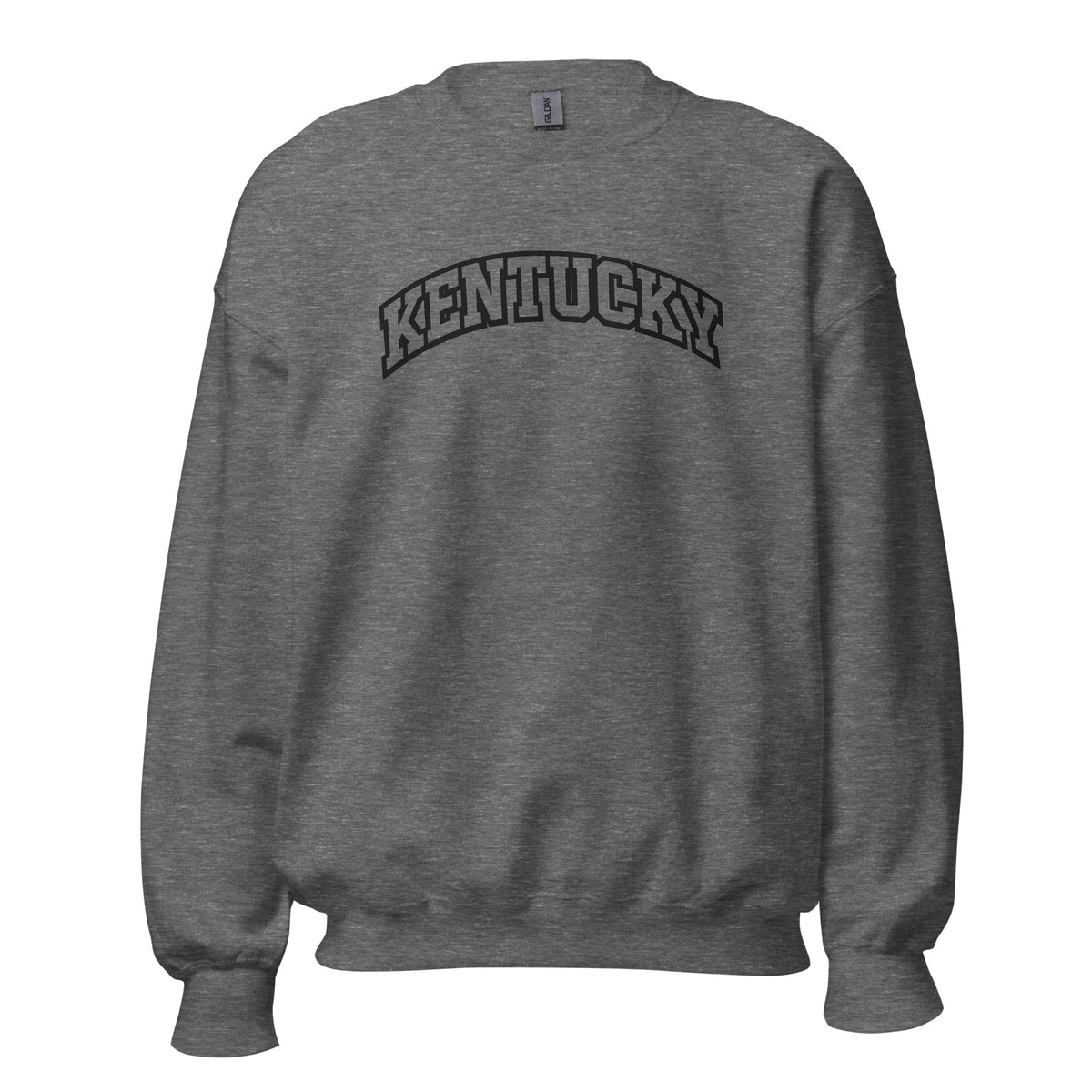 Kentucky Arched Sweatshirt | Thick Outline Block Letter Design | Basic - SNOODBANGER customs