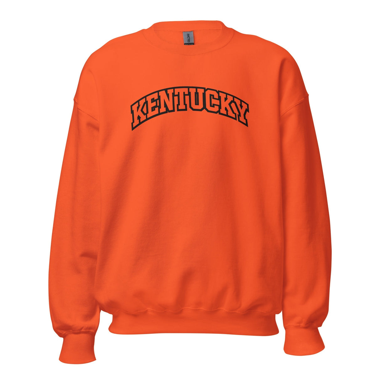 Kentucky Arched Sweatshirt | Thick Outline Block Letter Design | Basic - SNOODBANGER customs