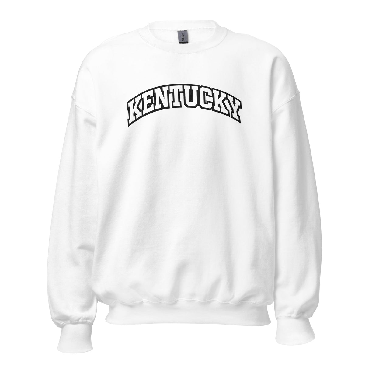 Kentucky Arched Sweatshirt | Thick Outline Block Letter Design | Basic - SNOODBANGER customs