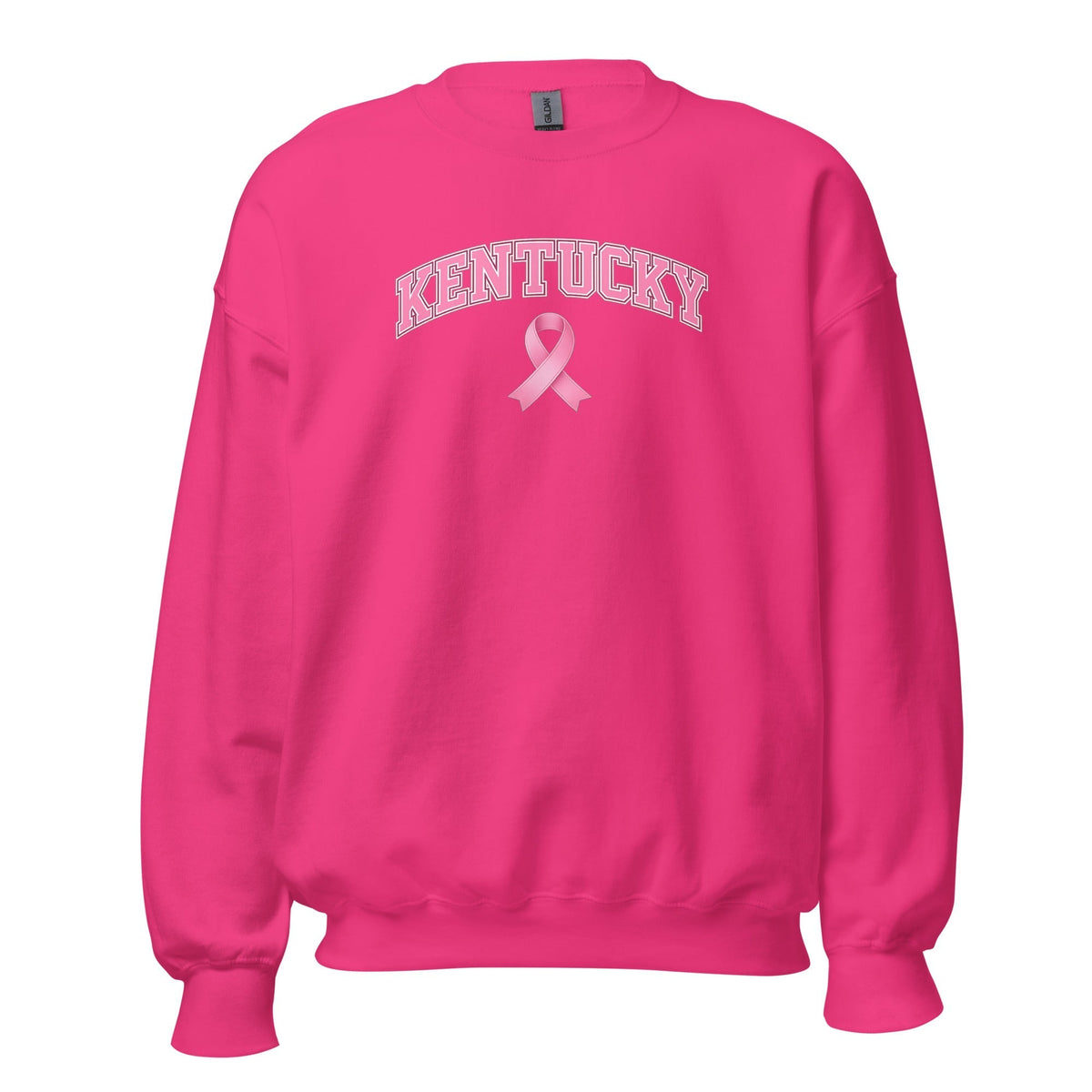 Kentucky Awareness Sweatshirt | Pink Ribbon Collegiate Design - SNOODBANGER customs