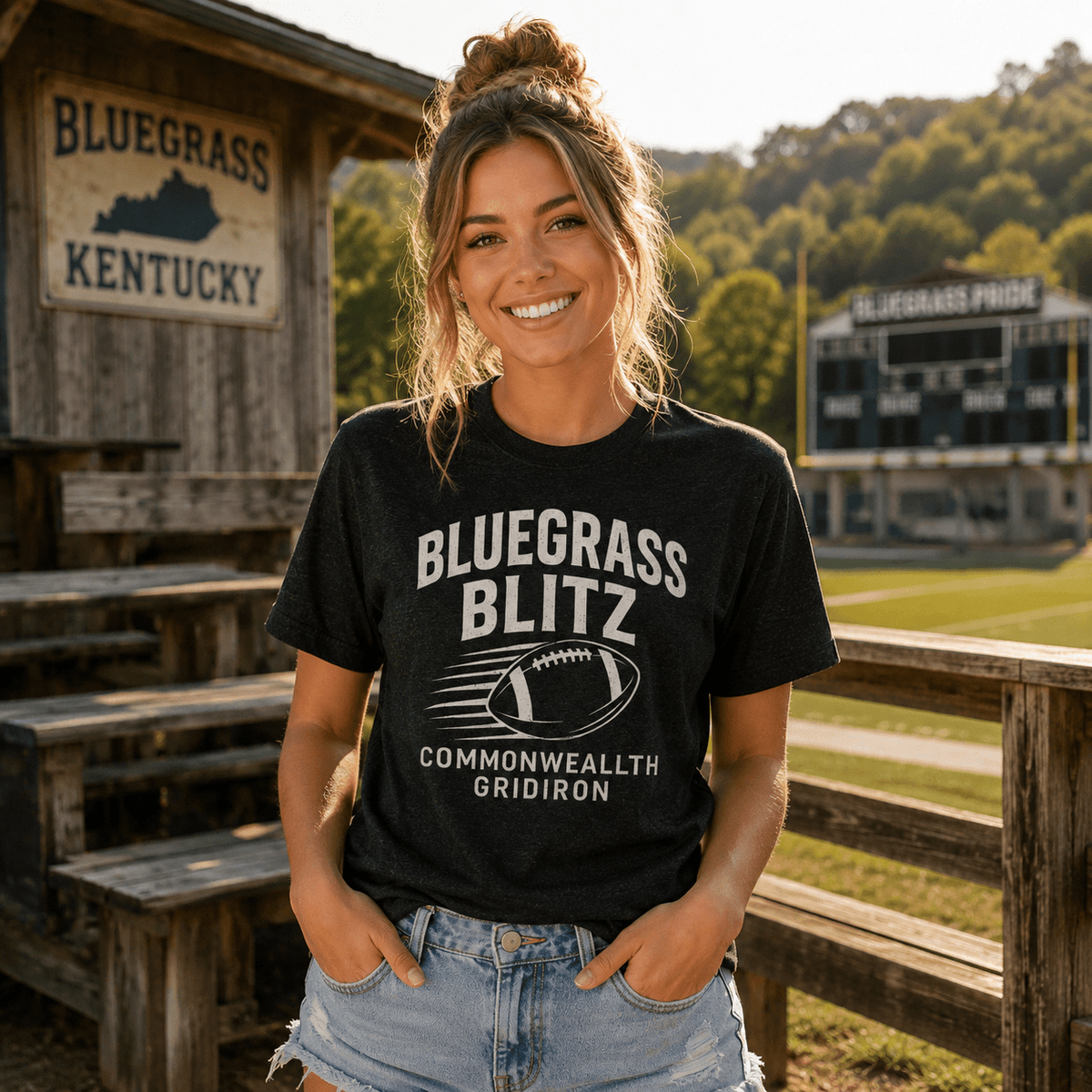 Kentucky Basketball T-Shirt | Bluegrass Blitz Design | Elite Tri-Blend - SNOODBANGER customs