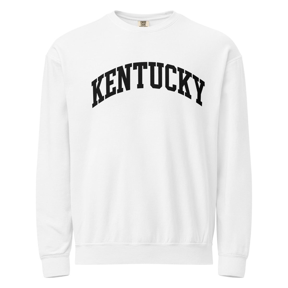 Kentucky Block Letter Sweatshirt | Bold Black Text | Vintage Fleece - SNOODBANGER customs