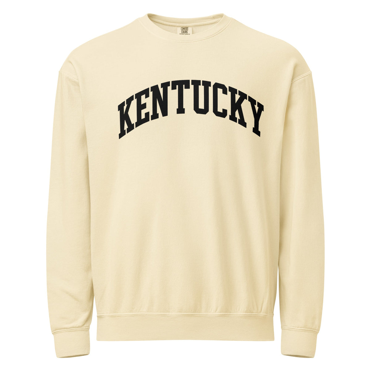 Kentucky Block Letter Sweatshirt | Bold Black Text | Vintage Fleece - SNOODBANGER customs