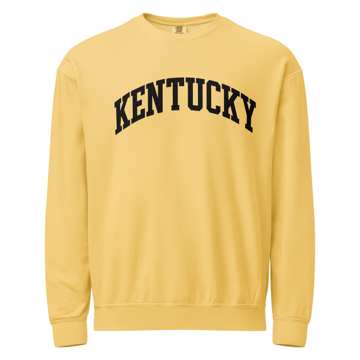 Kentucky Block Letter Sweatshirt | Bold Black Text | Vintage Fleece - SNOODBANGER customs