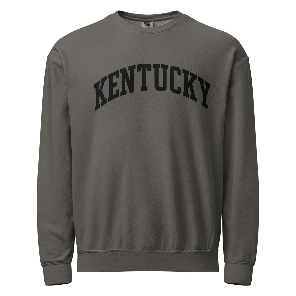 Kentucky Block Letter Sweatshirt | Bold Black Text | Vintage Fleece - SNOODBANGER customs