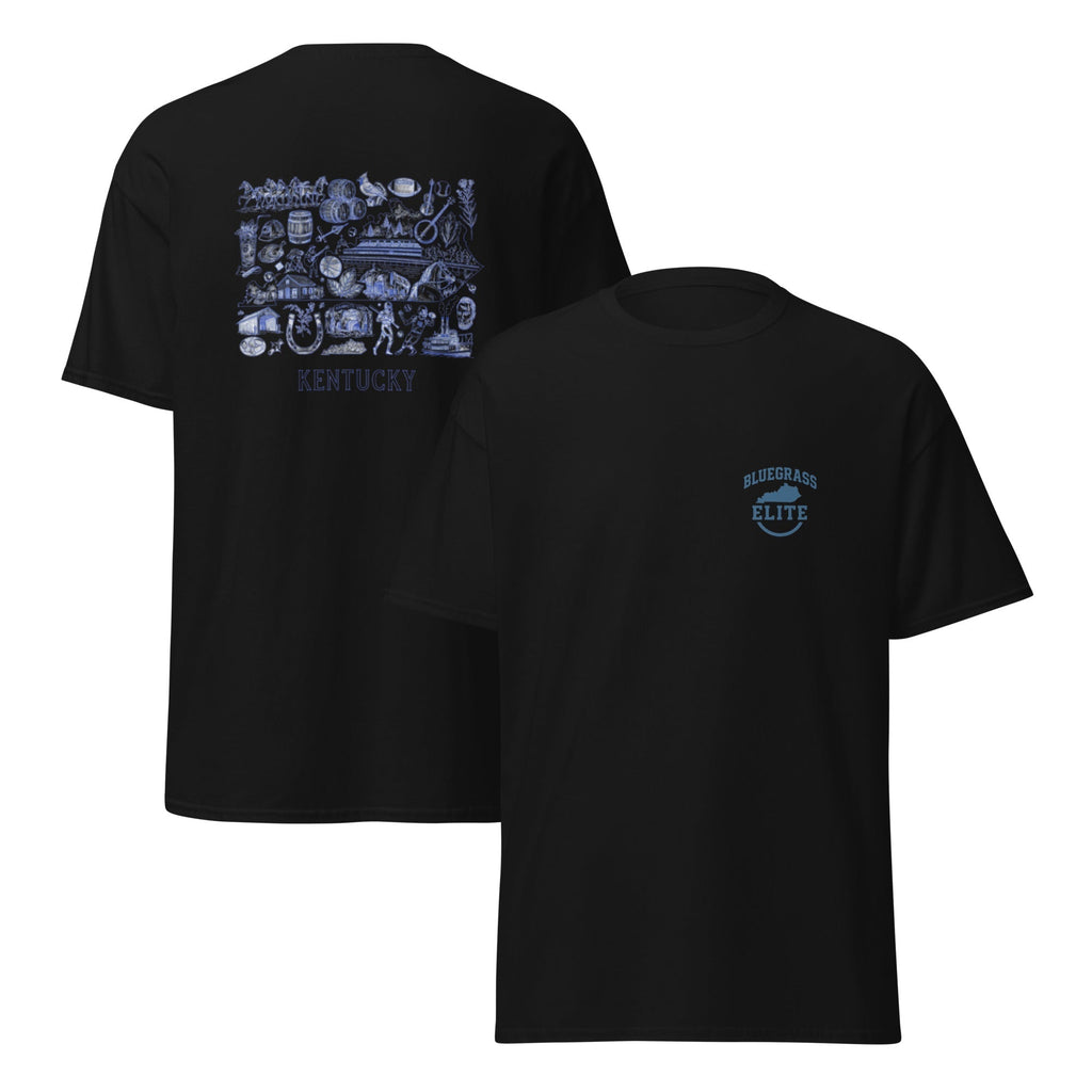 Kentucky Blue ink Back classic tee - SNOODBANGER customs