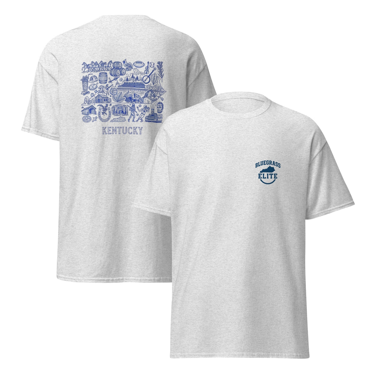 Kentucky Blue ink Back classic tee - SNOODBANGER customs