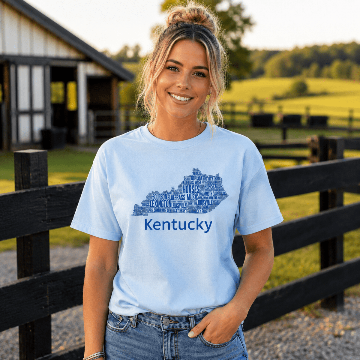 Kentucky Blue Ink classic tee - SNOODBANGER customs