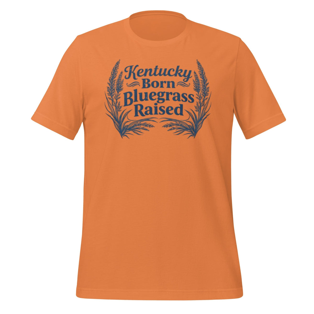 Kentucky Born, Bluegrass Raised T-Shirt | Hand-Drawn Grass Design | Classic Cotton - SNOODBANGER customs