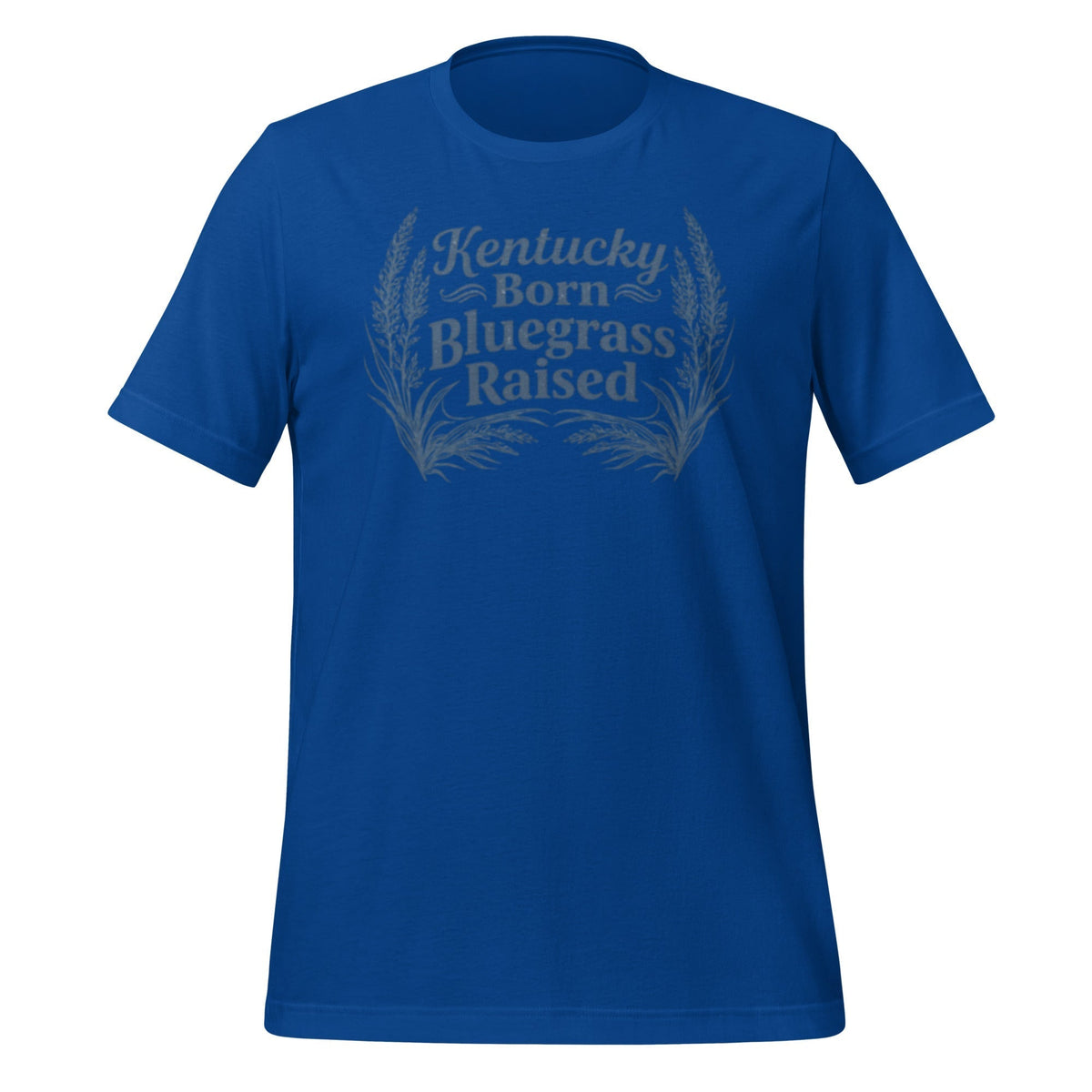 Kentucky Born, Bluegrass Raised T-Shirt | Hand-Drawn Grass Design | Classic Cotton - SNOODBANGER customs