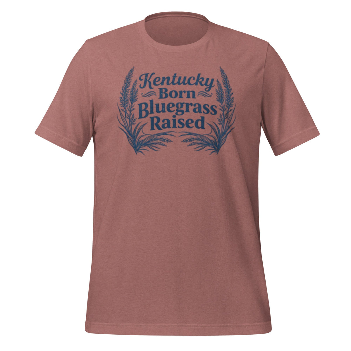 Kentucky Born, Bluegrass Raised T-Shirt | Hand-Drawn Grass Design | Classic Cotton - SNOODBANGER customs