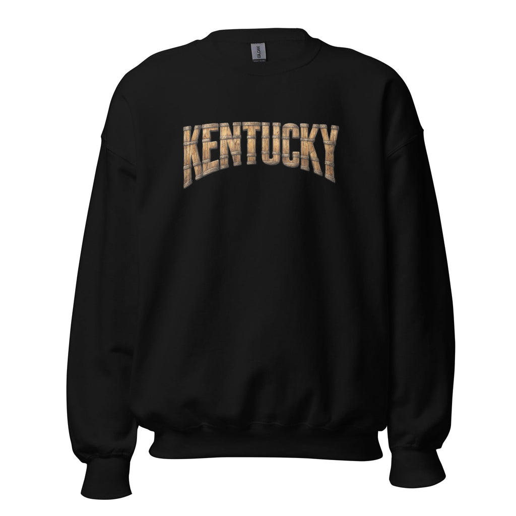 Kentucky Bourbon Sweatshirt | Barrel Text Design | Cozy Fit - SNOODBANGER customs