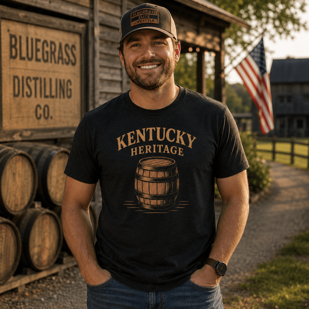 Kentucky Bourbon Tee | Vintage Heritage Barrel | Elite - SNOODBANGER customs