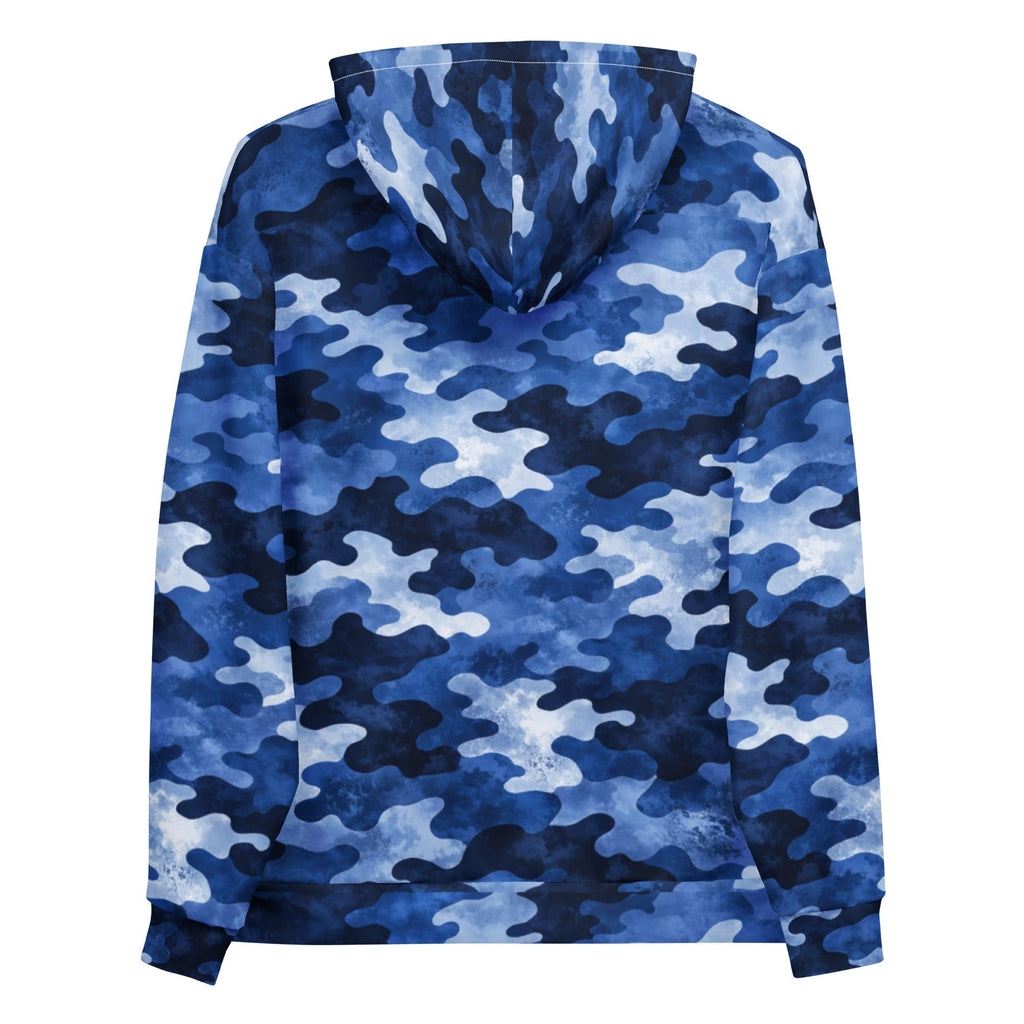 Kentucky Camo Hoodie | Blue Camouflage Arch Design | Classic Comfort - SNOODBANGER customs