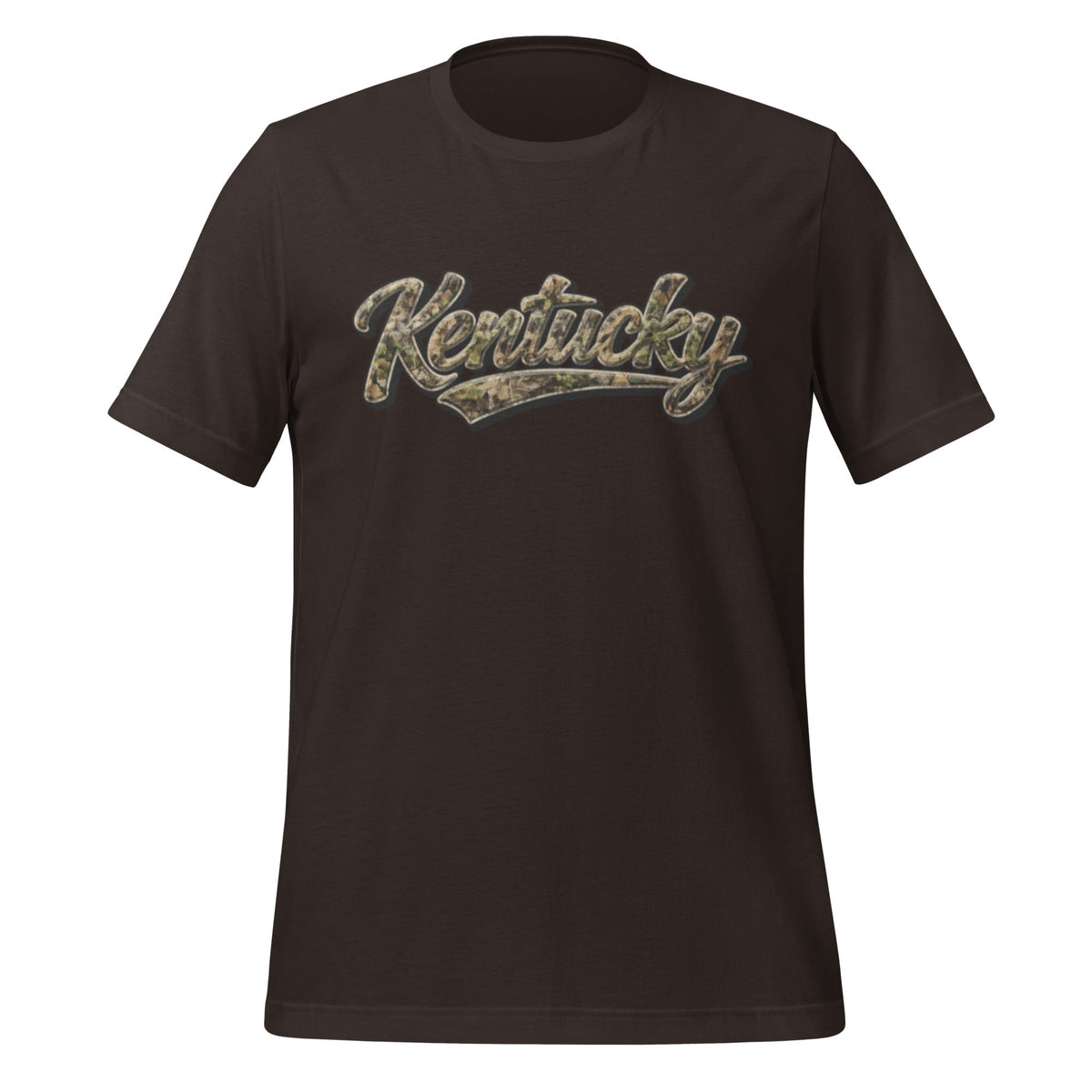 Kentucky Camo Shirt | Outdoor Script Design | Classic Cotton - SNOODBANGER customs