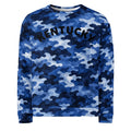 Kentucky Camo Sweatshirt | Blue All-Over Print | Unisex Fleece - SNOODBANGER customs