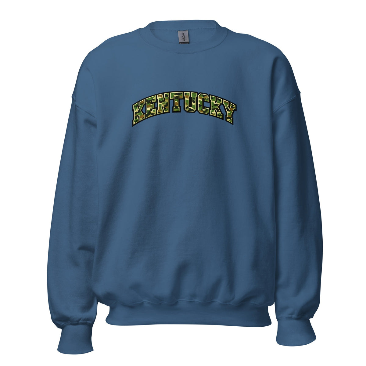Kentucky Camo Sweatshirt | Military Green Arch Design | Unisex - SNOODBANGER customs