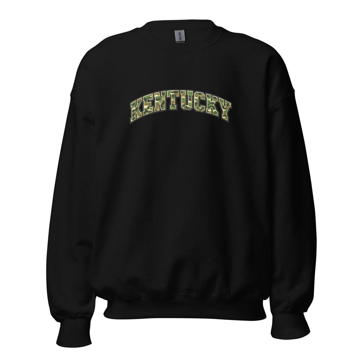 Kentucky Camo Sweatshirt | Military Green Arch Design | Unisex - SNOODBANGER customs