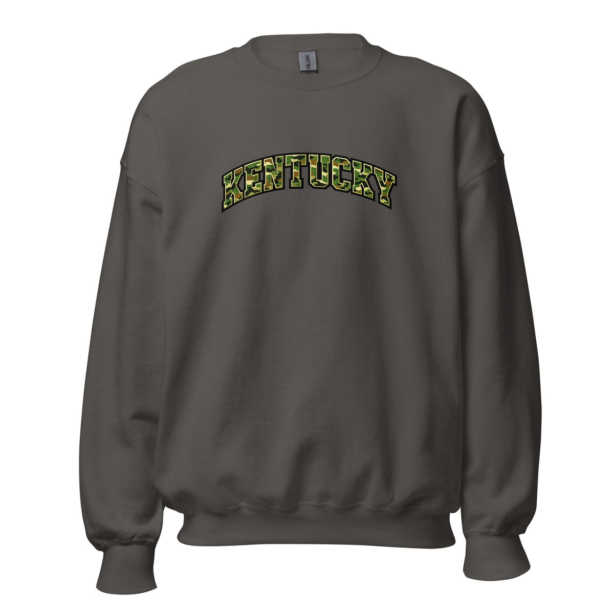 Kentucky Camo Sweatshirt | Military Green Arch Design | Unisex - SNOODBANGER customs