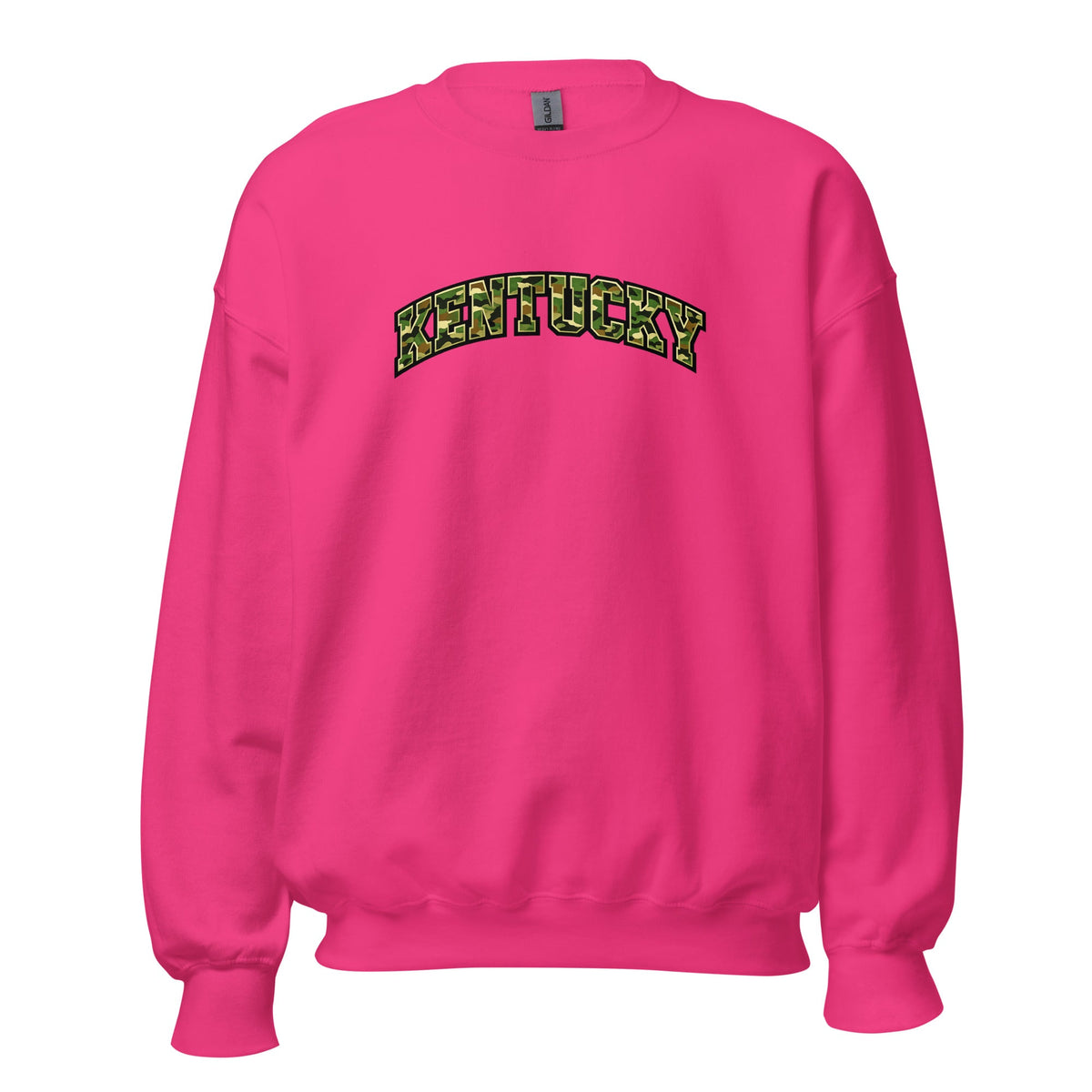 Kentucky Camo Sweatshirt | Military Green Arch Design | Unisex - SNOODBANGER customs