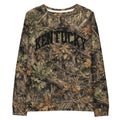 Kentucky Camo Sweatshirt | Mossy Oak All-Over Print with Black Block Text | Unisex Cotton - SNOODBANGER customs