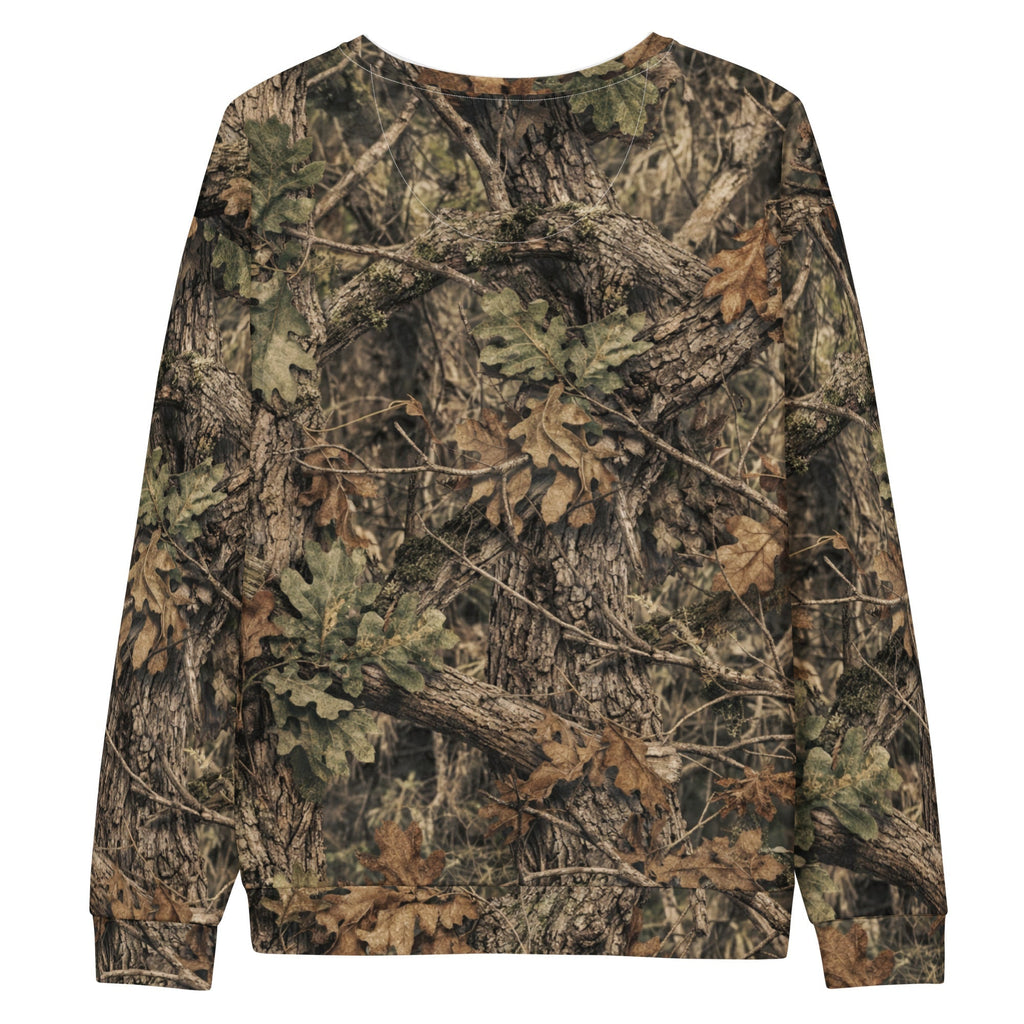 Kentucky Camo Sweatshirt | Mossy Oak All-Over Print with Blue Script | Unisex Cotton - SNOODBANGER customs