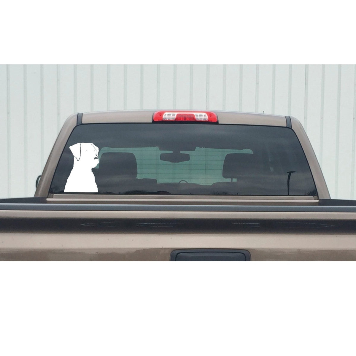 Labrador Head Decal – Black Lab Head Window Sticker – 3512 - SNOODBANGER customs